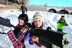 雪地对战