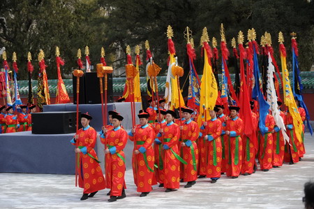 北京日坛祭日典仪中断160余年后恢复