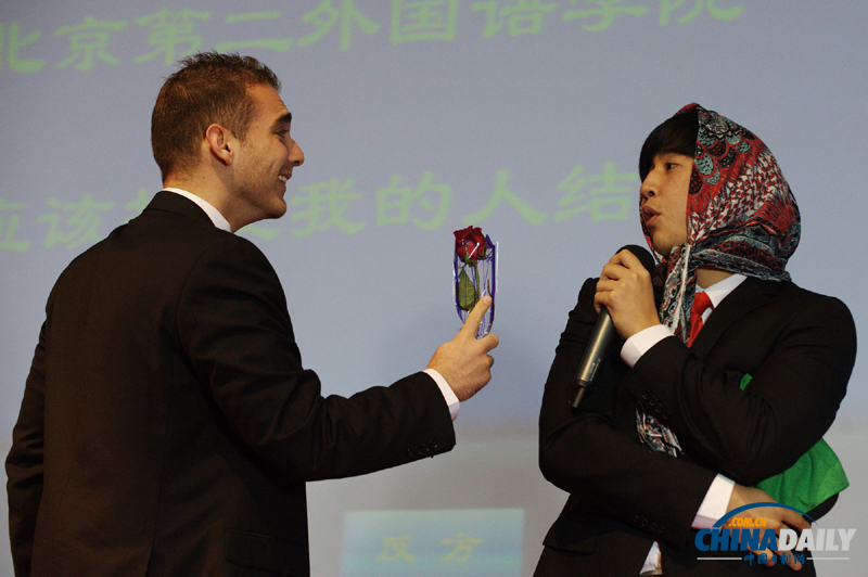 2012北京高校外国留学生汉语辩论赛进入半决赛