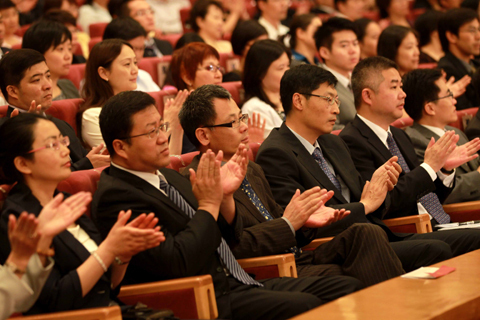 纪念中国日报创刊30周年座谈会在人民大会堂举行(组图)