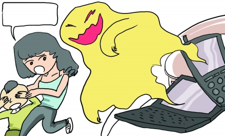 都是段子惹祸 老公收到女网友黄段子老婆闹离