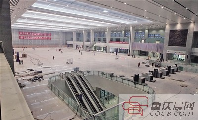 重庆火车北站北站房最快25日完工 未来刷磁卡票进站