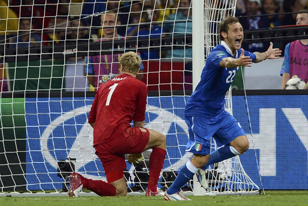 欧洲杯：布冯扑点 意大利点球4:2淘汰英格兰晋级