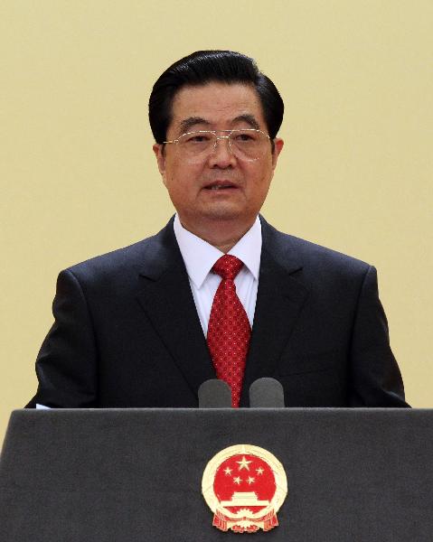 胡锦涛举行宴会欢迎前来出席上海世博会开幕式的贵宾