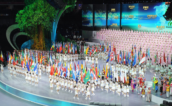 中国2010年上海世博会开幕式在上海举行