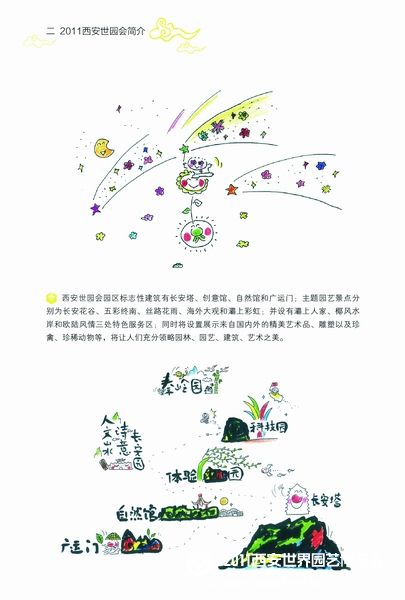 《一起去看世园会》漫画书节选