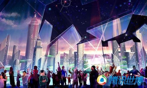 美国馆演绎4D电影 观众可实景体验暴风雨