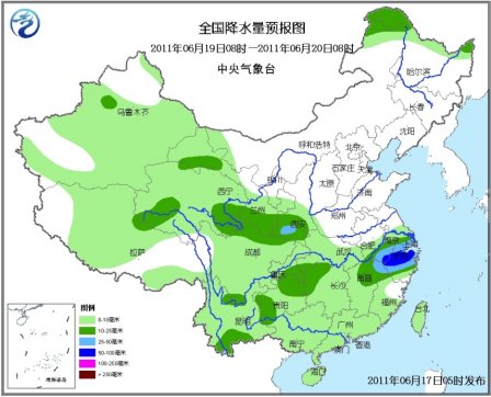 未来三天江南、江汉、西南地区将有大到暴雨