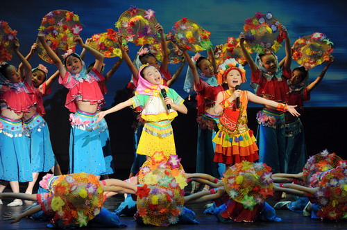 大陆和平小天使在台举行专场演出