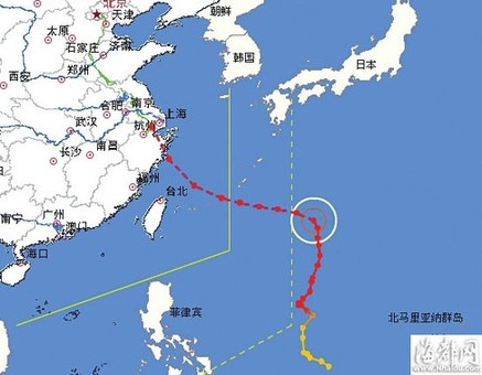 强台风“梅花”逼近