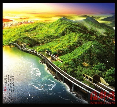 环岛路:岚岛最美风景线 总长约100公里(图)