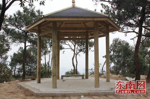 鼓山观景台下周完工 游客可赏三江胜迹
