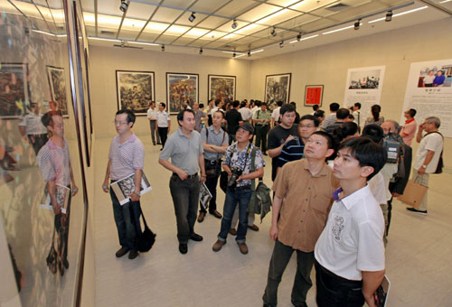 厦门金门乡情国画展 彰显“同根的文明”