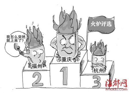 全国各省市直辖市“炎热”新排名 福州全国第二