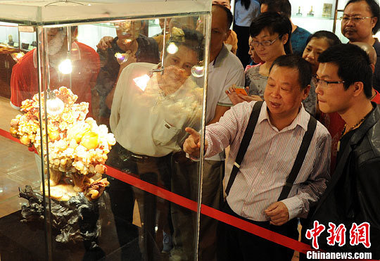福州千年古街三坊七巷举办“石帝”展(组图)