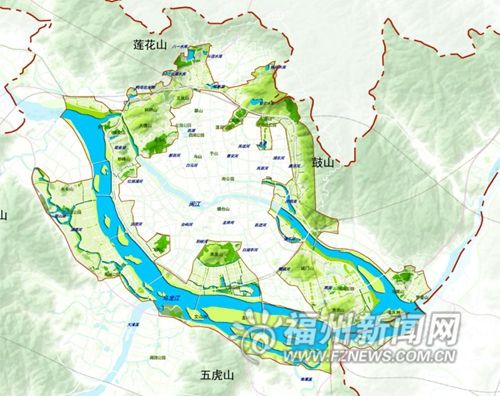 环城绿带规划图