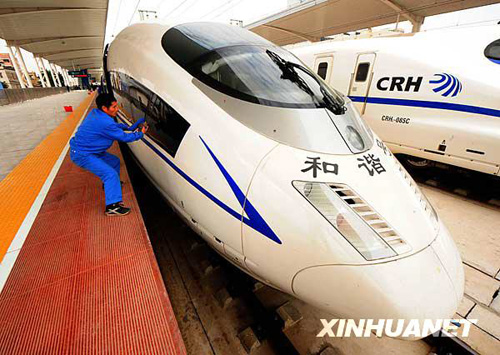 武广高铁密集试车