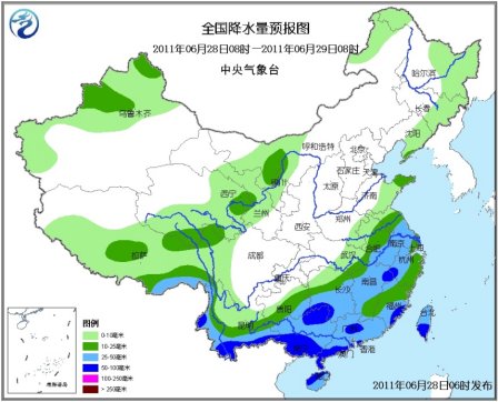 强降水向南方“回归”未来三天华南西南阴雨持续