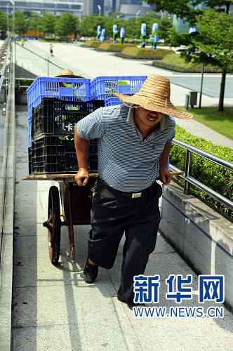深圳：酷暑中的城市美容师