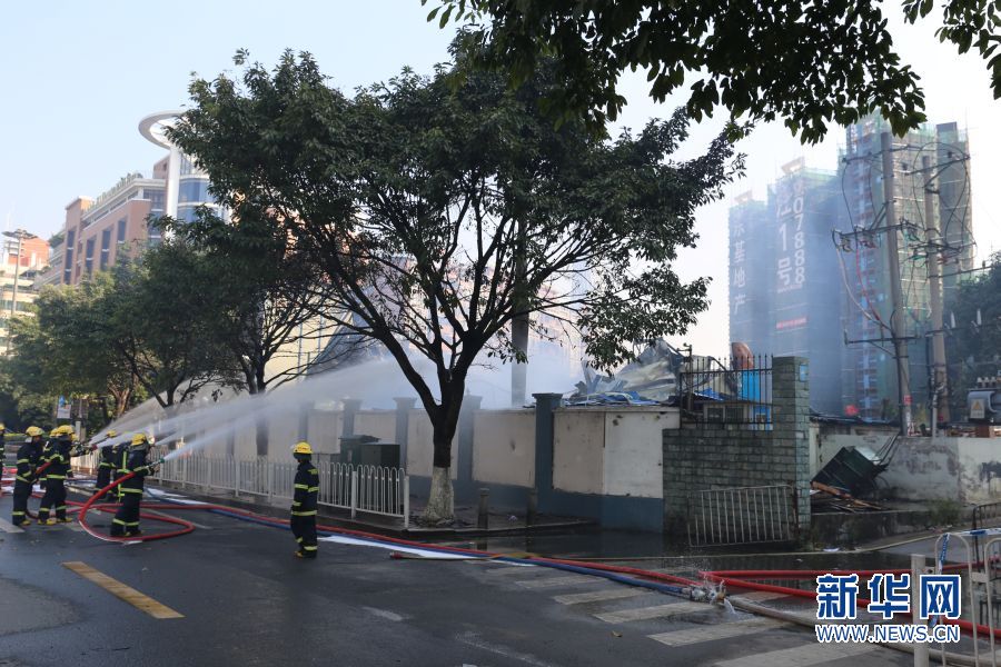 广州一处工地发生火灾 一人受伤[1]