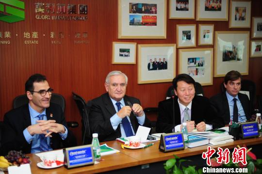 法国前总理拉法兰在深圳为中法合作产业园“站台”