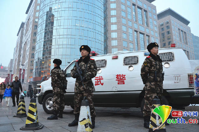 探访“两会”住地:武警安保全面启动