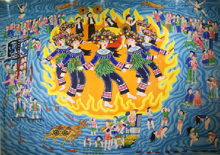 广东龙门举办中国农民画艺术节