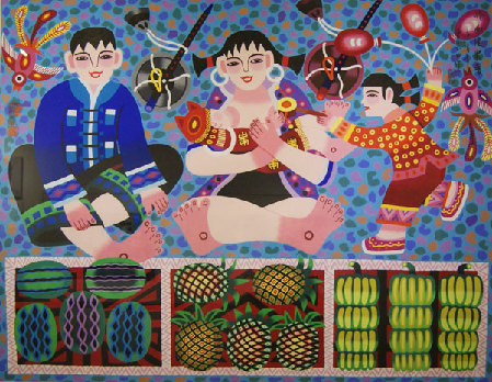 广东龙门举办中国农民画艺术节