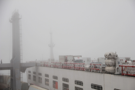 受浓雾影响 春运以来琼州海峡4次停航