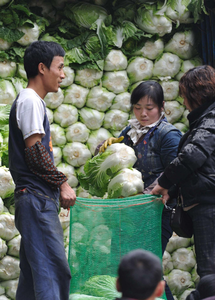 贵阳叶菜类蔬菜价格普遍下跌