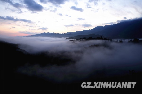 贵州月亮山雨后景美如画