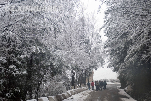 贵阳早春二月下大雪
