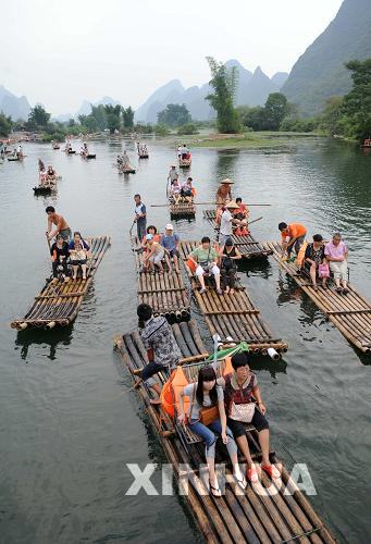 阳朔旅游接待量逐年上升