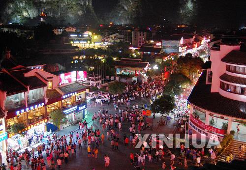 阳朔旅游接待量逐年上升