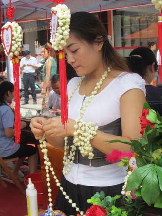 2012年中国国际茉莉花文化节举行显横县茉莉乡情