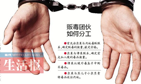 拉儿子一起贩毒双双被抓 毒贩老爸竟望子成虫