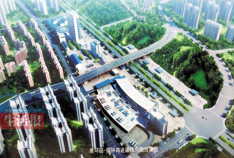 南宁青环路与枫林路快连上了 凤岭南去东站更便捷
