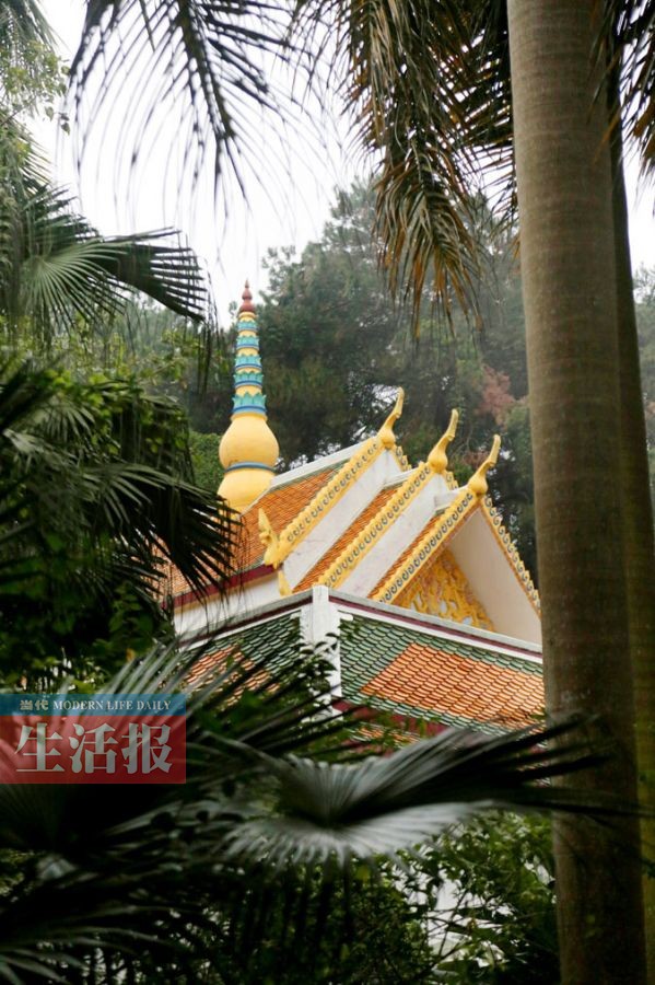 走进南宁青秀山中泰友谊园 浓郁的泰国风情扑面来