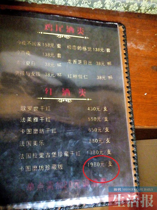 男子咖啡吧相亲一晚花了八千块 酒醒方疑遇酒托