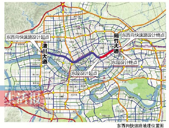 南宁民主园湖路口开始半封闭 快速路正有序推进