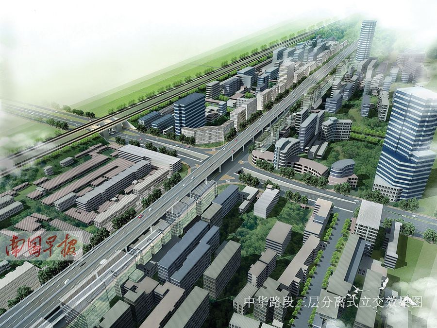 南宁民主园湖路口开始半封闭 快速路正有序推进