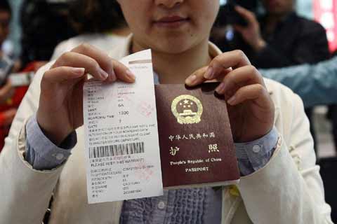 南航在国内首推护照电子登机牌服务