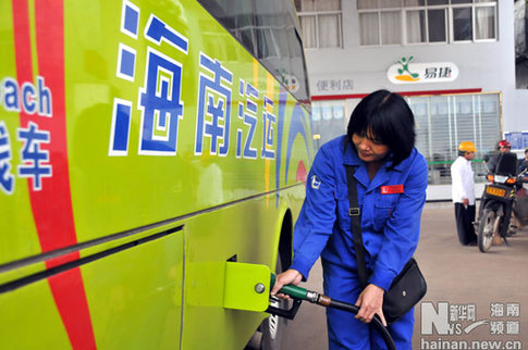 国内唯一进入车用领域的生物柴油在海南销售