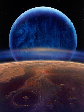 遥远的蓝色星球 海王星首次绕太阳公转一圈