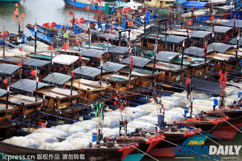 海南防风响应升至III级 台风“百合”致2万余渔船回港避风