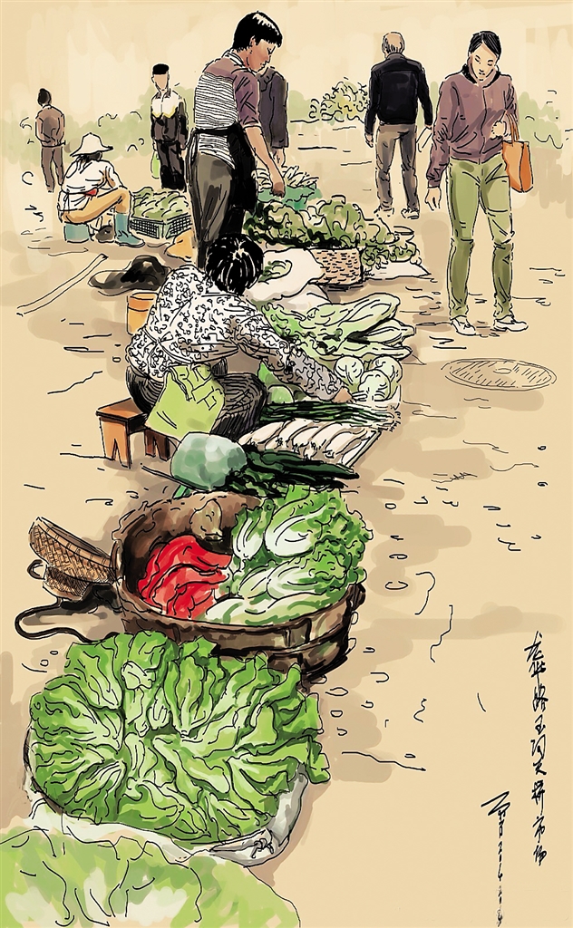 阿肖画海南80后用画笔记录家乡风土人情