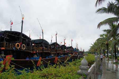海南“全副武装”应对“洛坦”