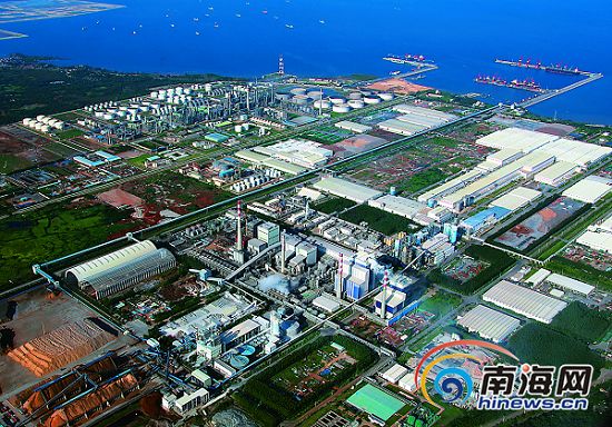 航拍海南洋浦经济开发区(图)