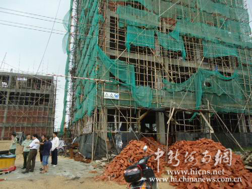 临高:在建工程未报消防设计备案擅自施工被停