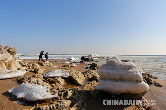 这个冬天，秦皇岛海岸现“冰海”奇观